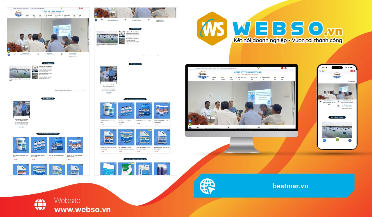 Thiết Kế Website Thương Mại Điện Tử Bestmar: Giải Pháp Mua Sắm Thông Minh