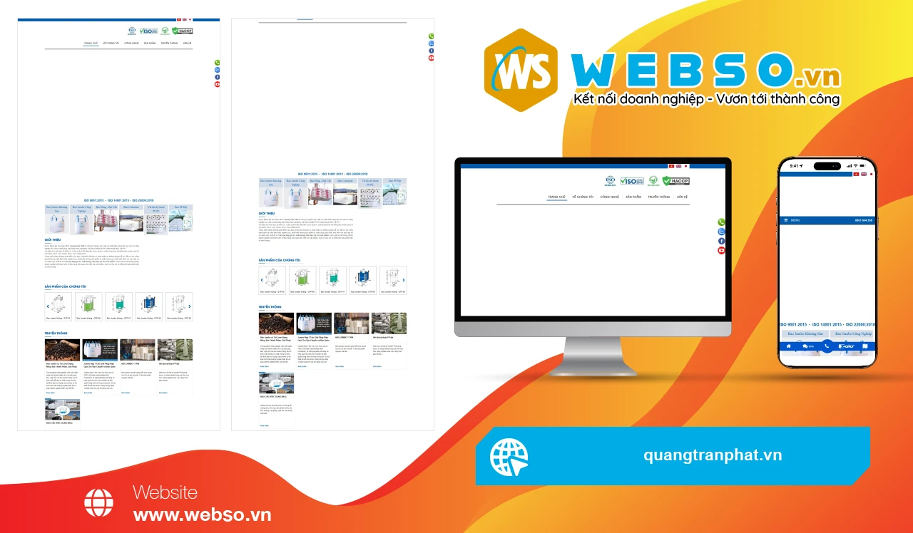 Thiết Kế Website Bao Bì Công Nghiệp Quang Trần Phát: Nâng Tầm Giá Trị Thương Hiệu