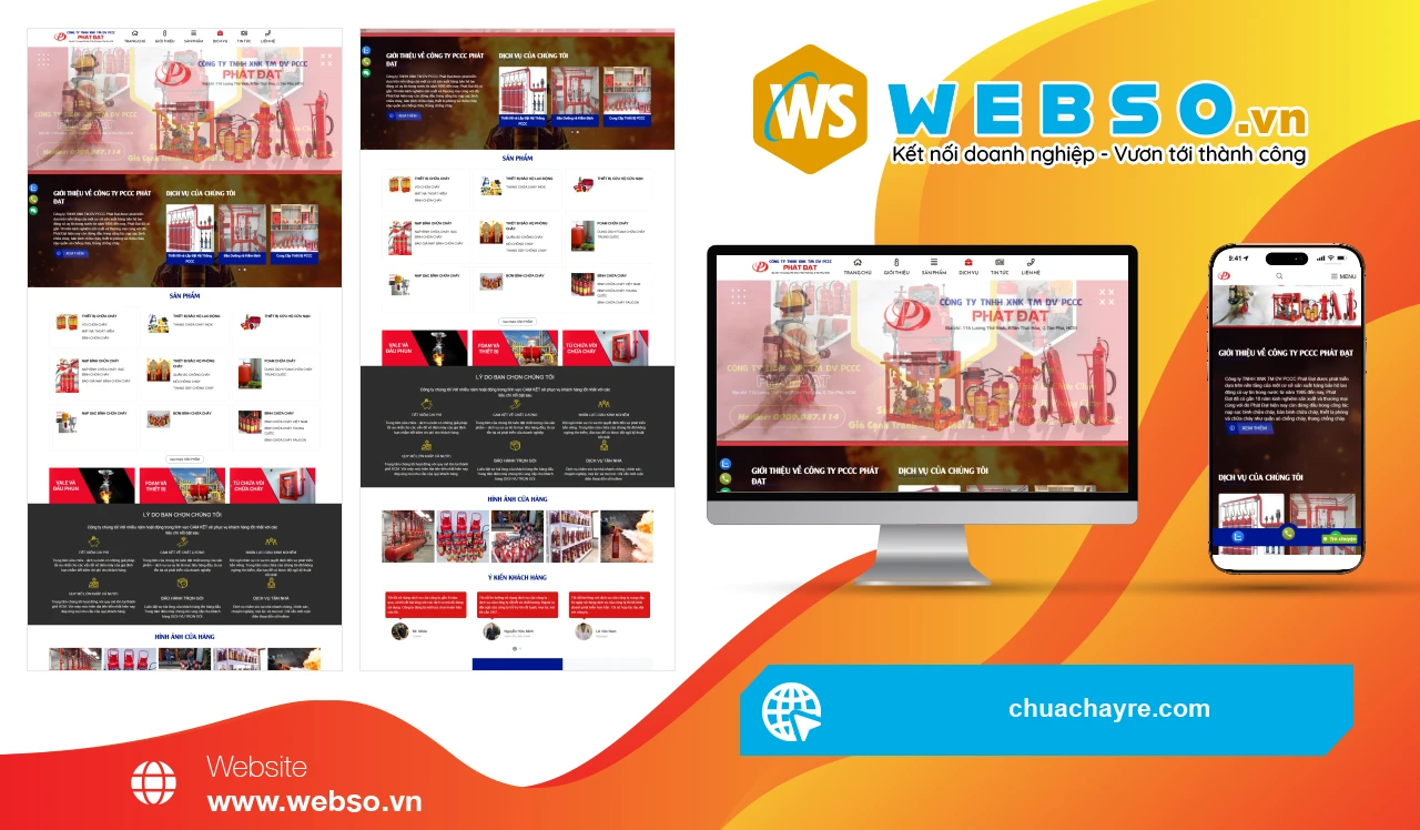 Thiết Kế Website Dịch Vụ Phòng Cháy Chữa Cháy Phát Đạt: Giải Pháp An Toàn Đáng Tin Cậy.