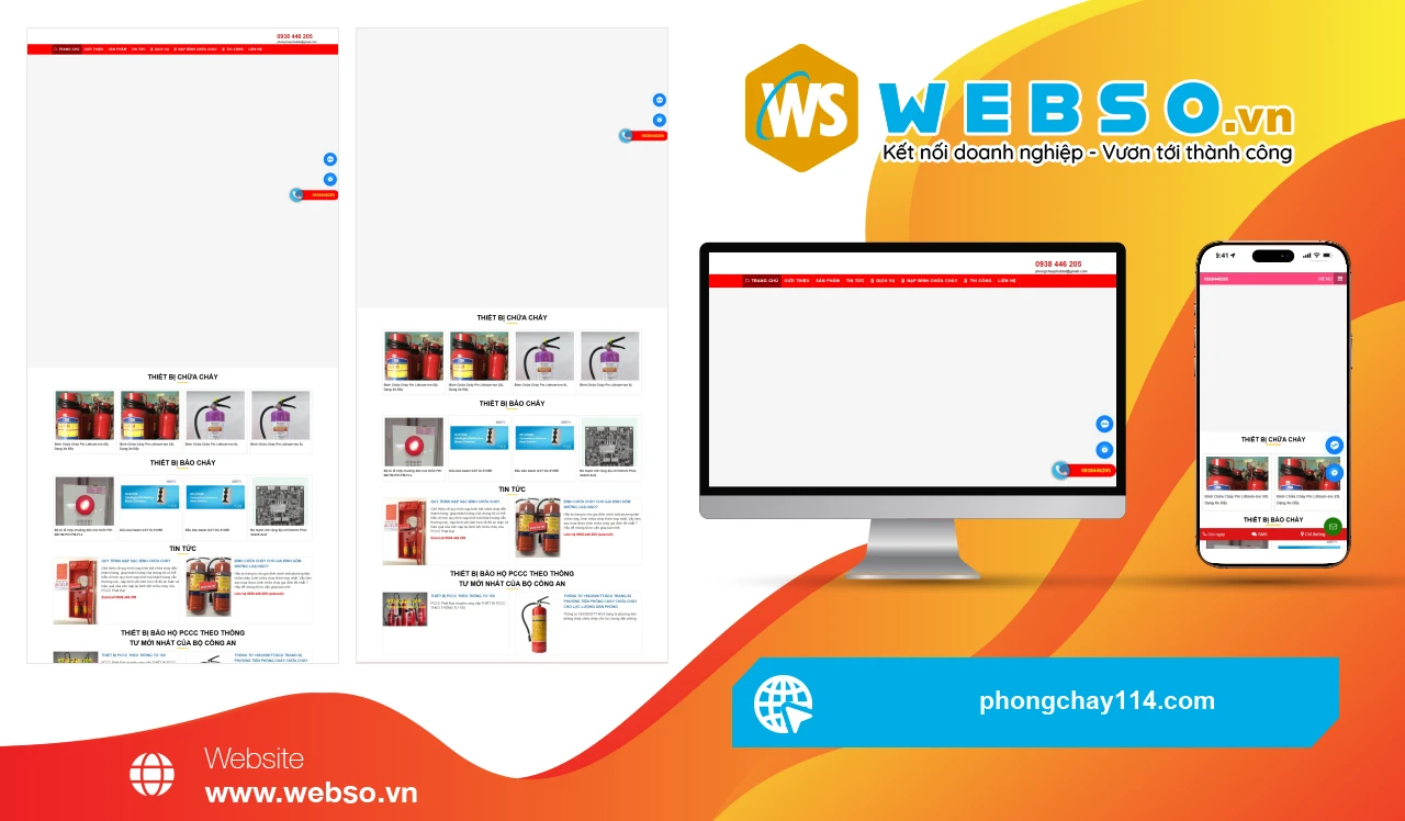 Thiết Kế Website Thiết Bị Phòng Cháy Chữa Cháy Phát Đạt: Giải Pháp An Toàn Cho Gia Đình Và Doanh Nghiệp