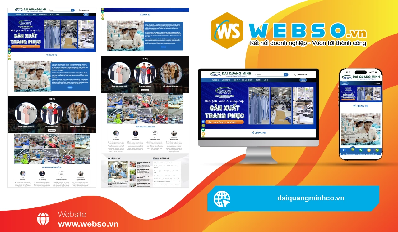 Thiết Kế Website Doanh Nghiệp Đại Quang Minh: Giải Pháp Tối Ưu Hóa Hiệu Quả Kinh Doanh