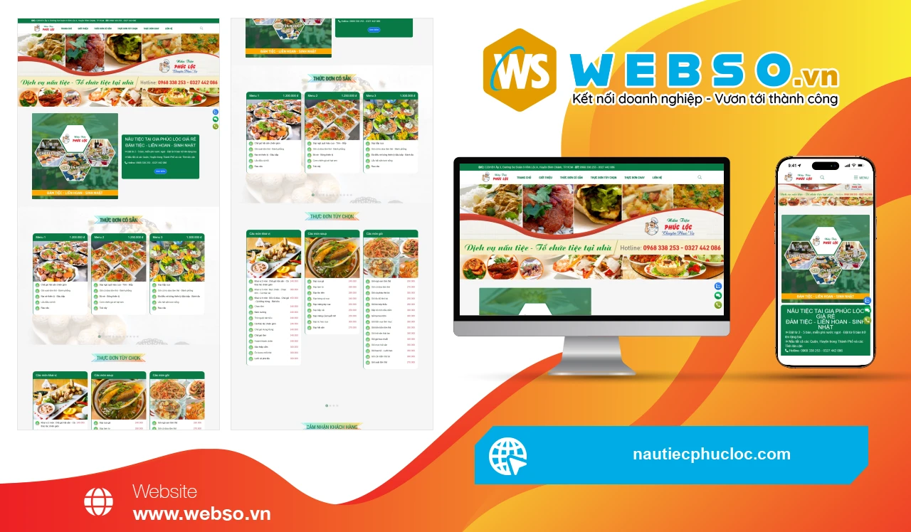 Thiết Kế Website Nhà Hàng Dự Án Nautiec Phuc Loc: Khám Phá Ẩm Thực Đỉnh Cao