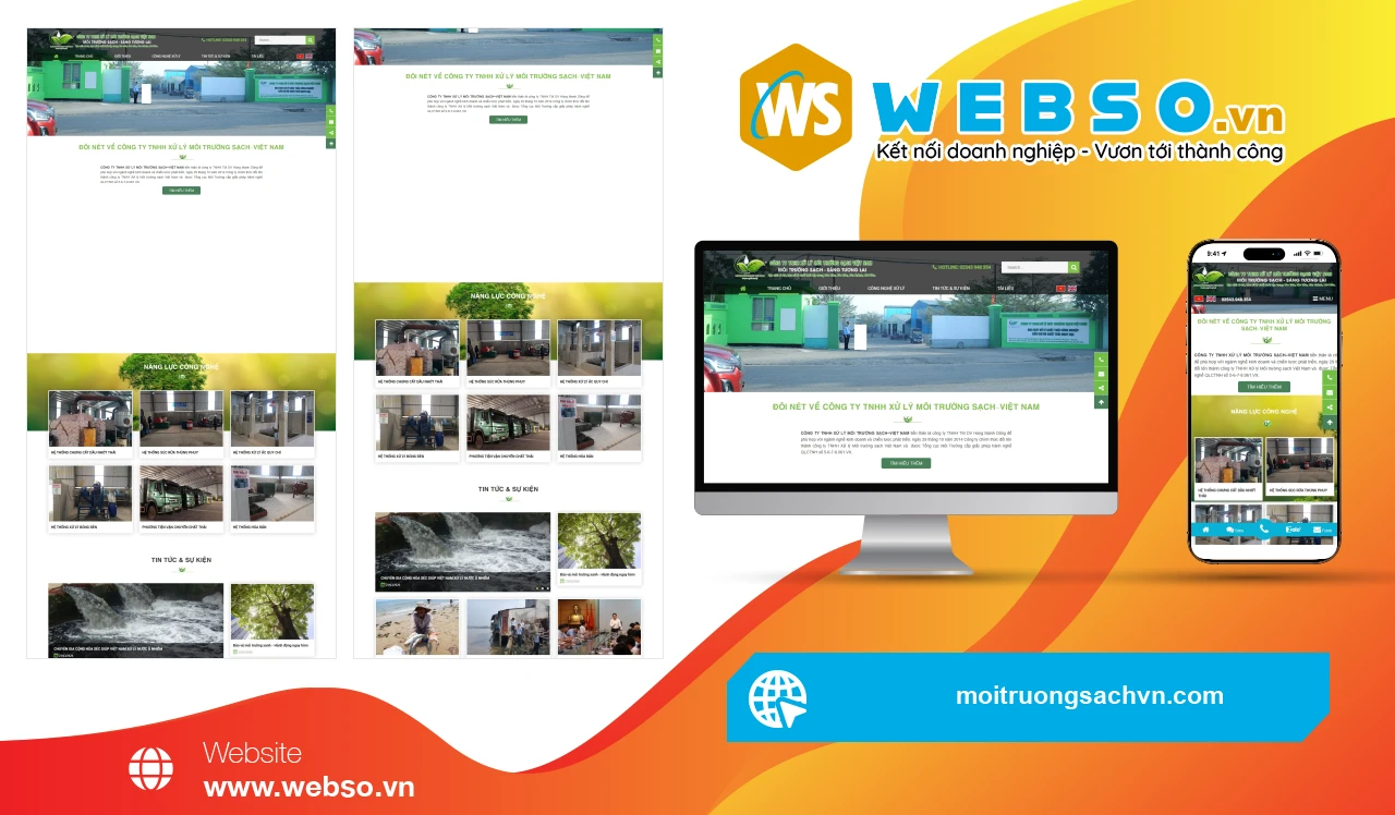 Thiết Kế Website Doanh Nghiệp Moitruongsachvn: Giải Pháp Bảo Vệ Môi Trường Hiệu Quả