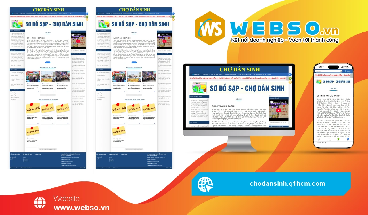Thiết Kế Website Quản Lý Chợ Dân Sinh TP.HCM: Kết Nối Chính Quyền Và Người Dân