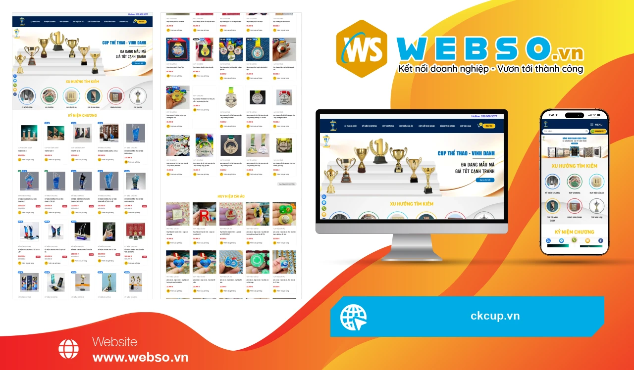 Thiết Kế Website Thương Mại Điện Tử CKCUP: Nâng Tầm Giá Trị Thương Hiệu Với Sản Phẩm Chất Lượng