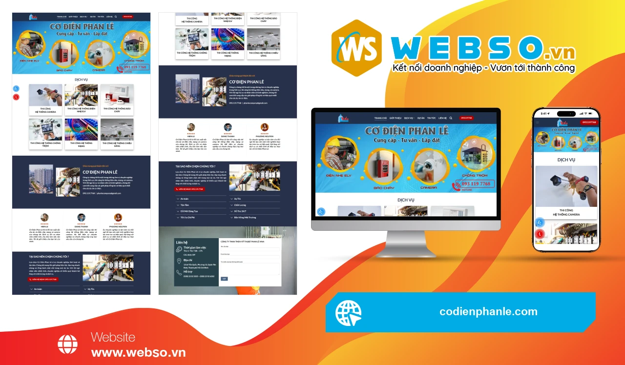 Thiết Kế Website Cơ Điện Phan Lê: Giải Pháp Đồng Bộ Và Hiệu Quả Nhất