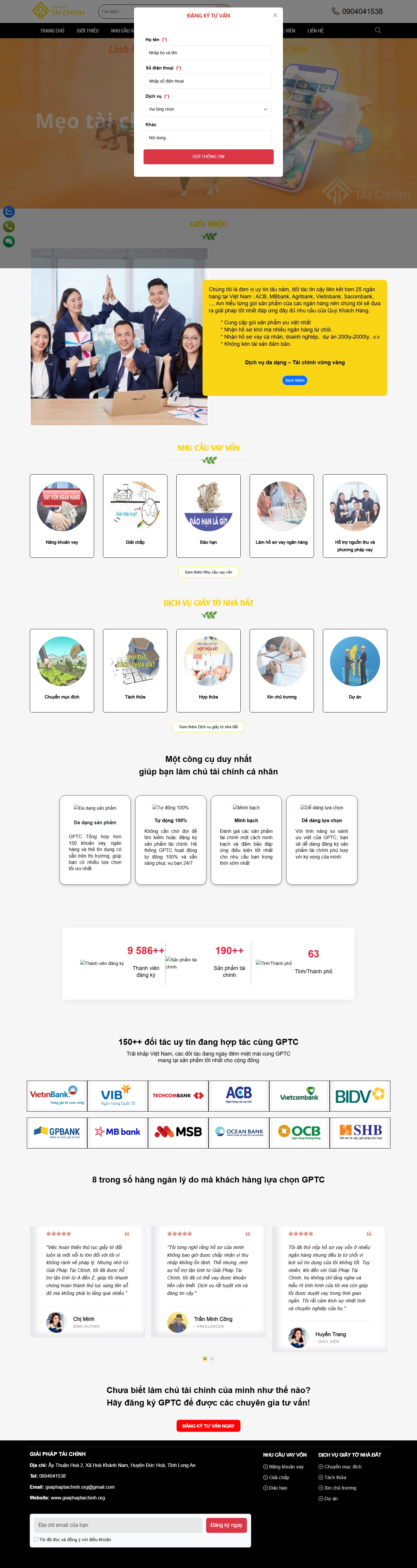 Giao diện desktop Thiết Kế Website Dịch Vụ Tài Chính Giải Pháp Tài Chính: Giải Pháp Tài Chính Tối Ưu Cho Bạn.