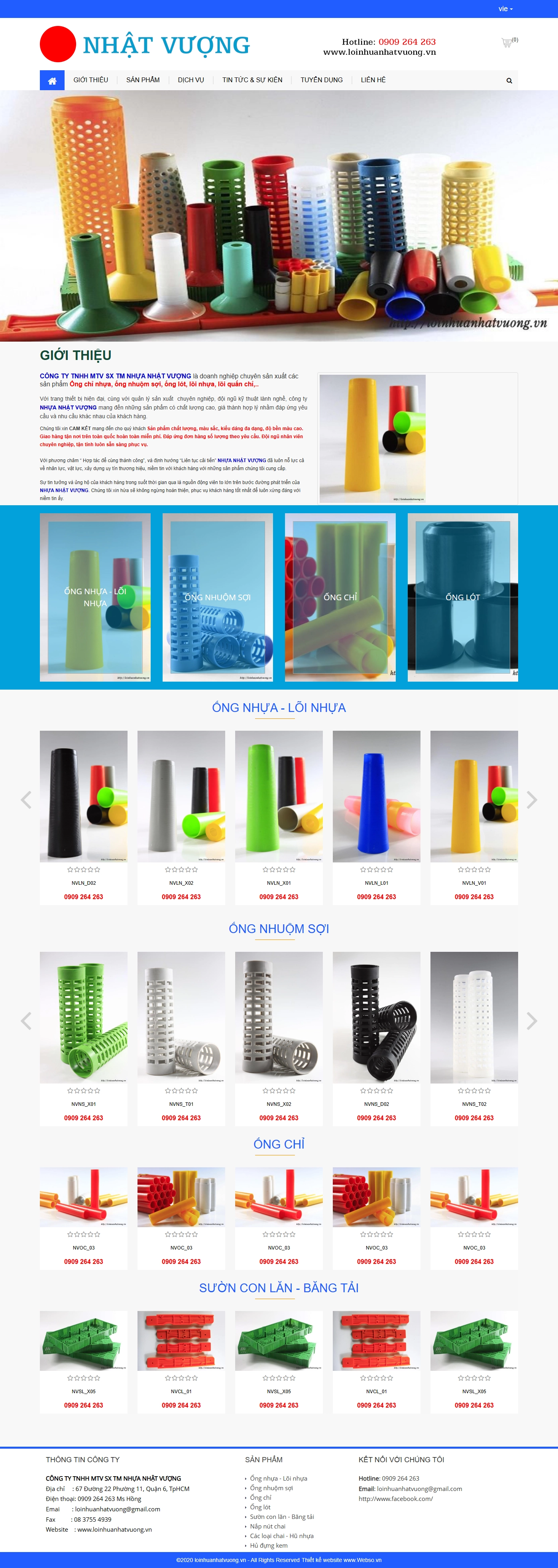 Giao diện desktop Thiết Kế Website Sản Xuất Nhựa Nhật Vượng: Giải Pháp Tăng Cường Giá Trị Thương Hiệu