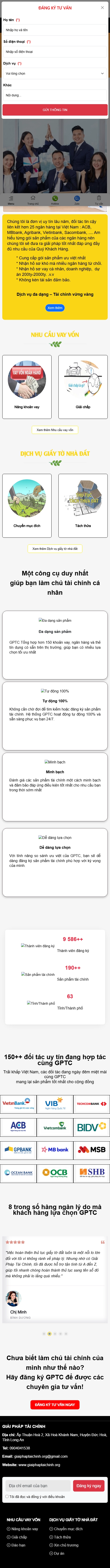 Giao diện mobile Thiết Kế Website Dịch Vụ Tài Chính Giải Pháp Tài Chính: Giải Pháp Tài Chính Tối Ưu Cho Bạn.