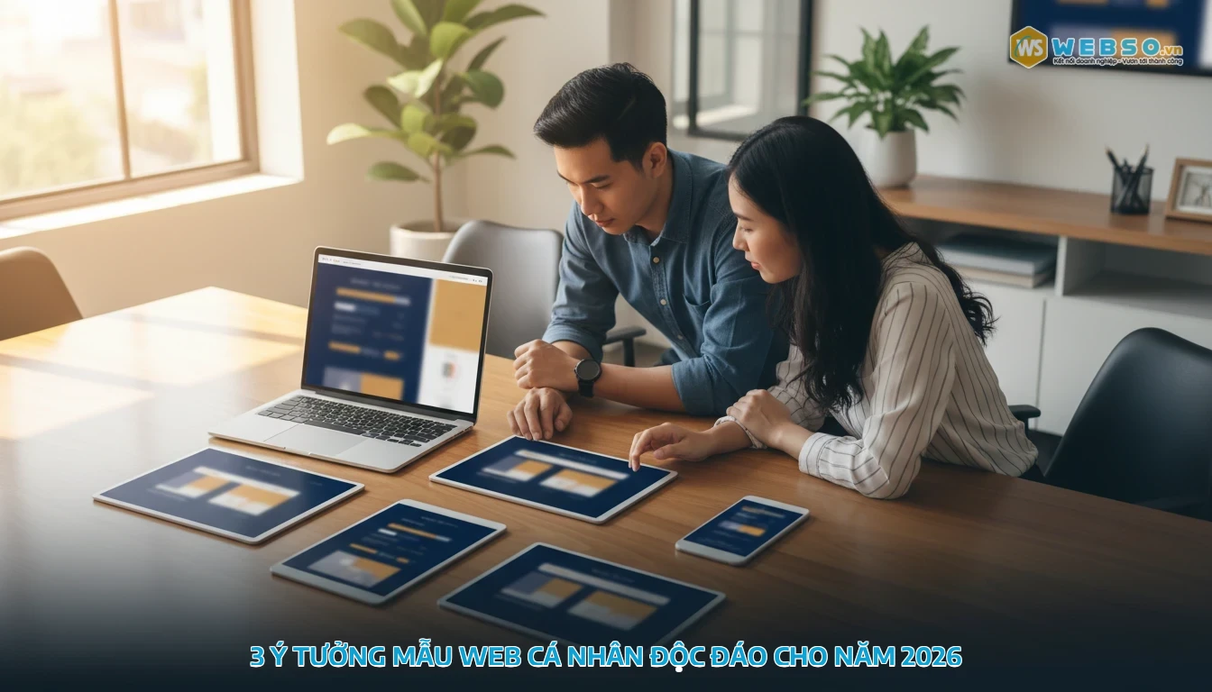mẫu web cá nhân - 3 ý tưởng mẫu web cá nhân độc đáo cho năm 2026