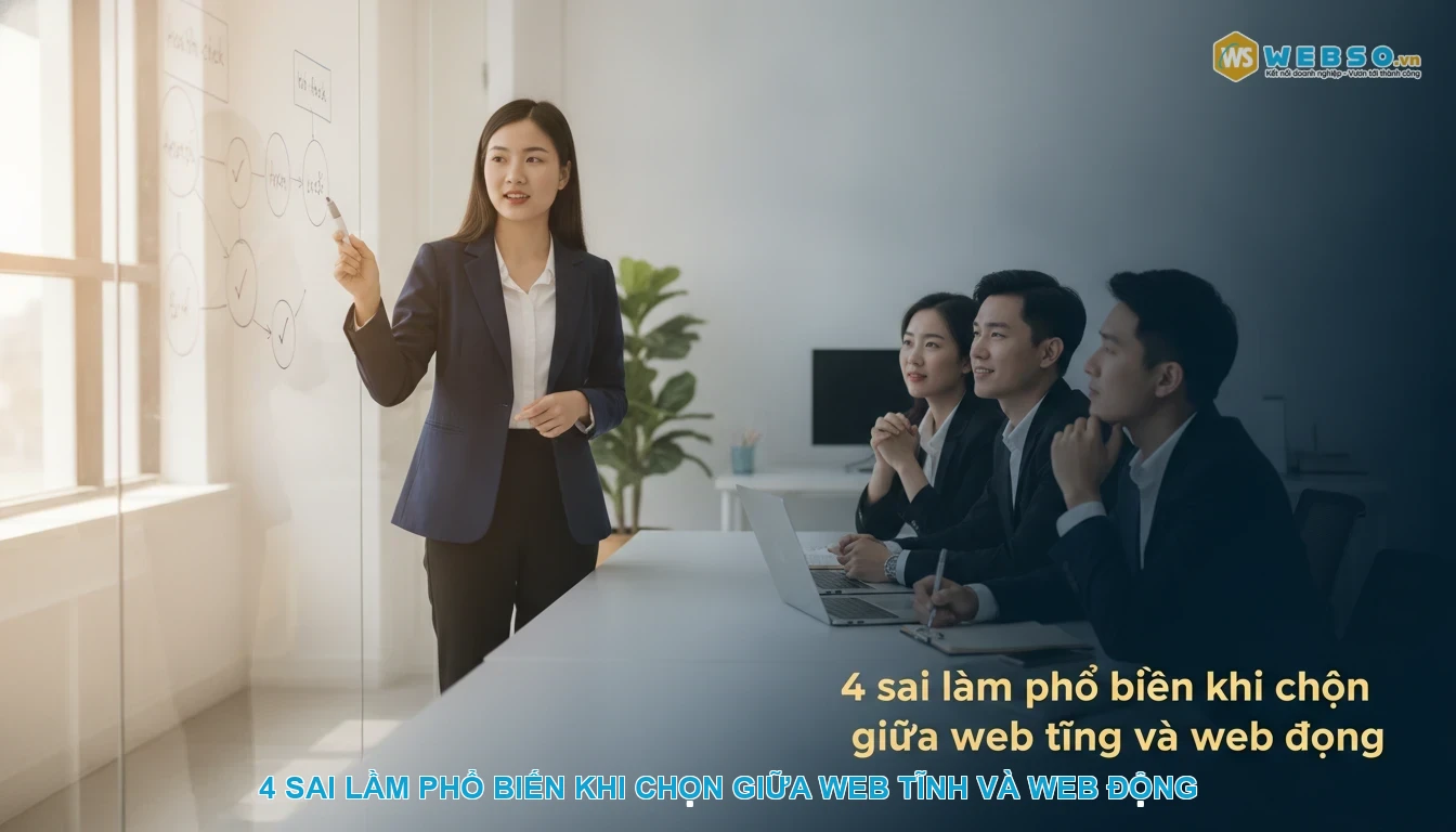 Web tĩnh và web động là gì? - 4 sai lầm phổ biến khi chọn giữa web tĩnh và web động