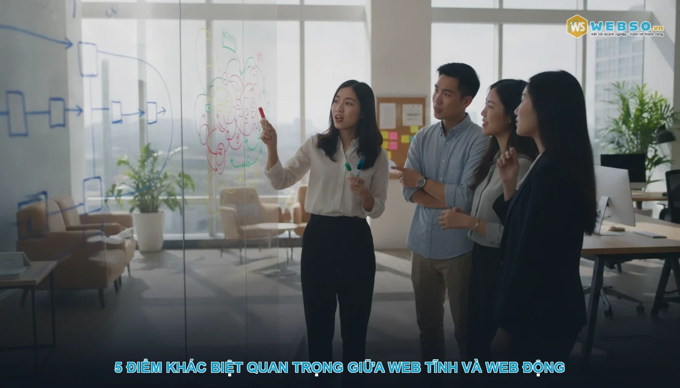Web tĩnh và web động là gì? - 5 điểm khác biệt quan trọng giữa web tĩnh và web động