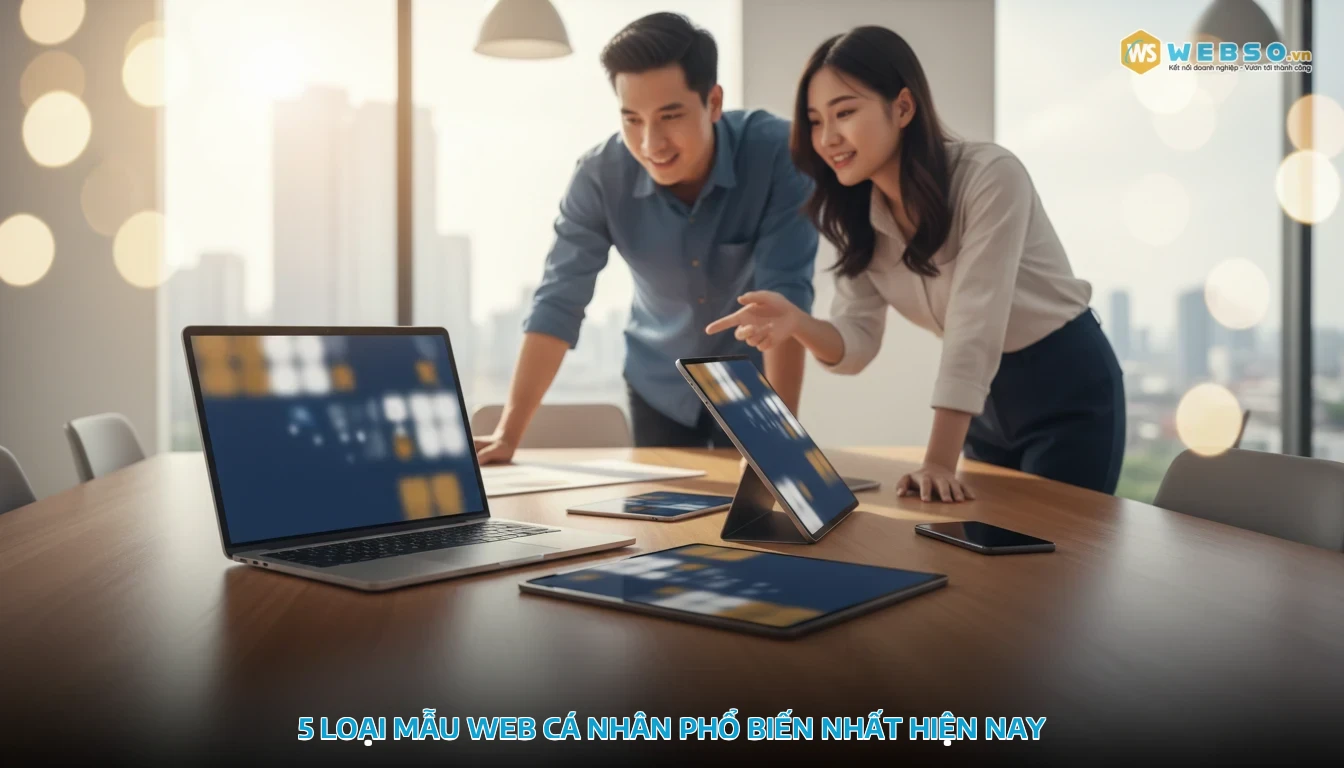 mẫu web cá nhân - 5 loại mẫu web cá nhân phổ biến nhất hiện nay