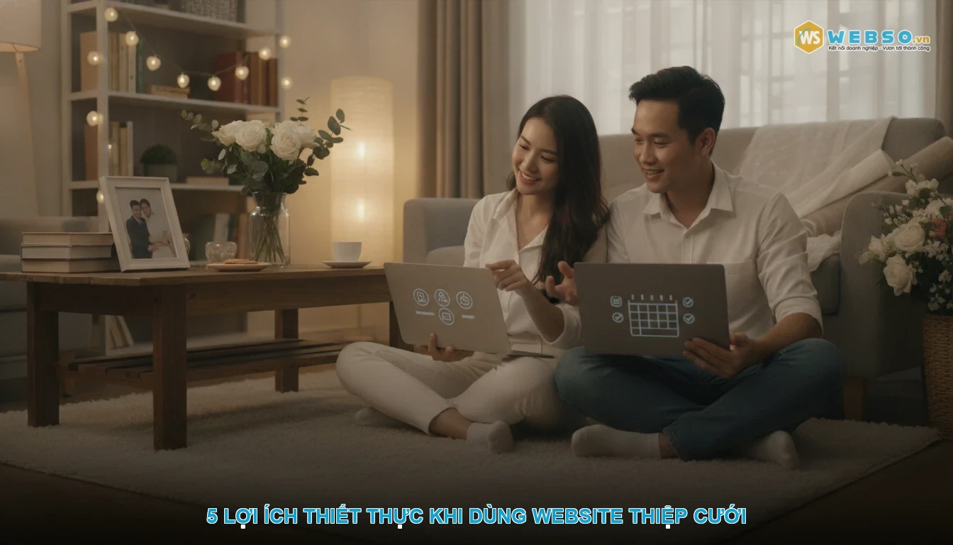 Thiết kế website thiệp cưới - 5 Lợi Ích Thiết Thực Khi Dùng Website Thiệp Cưới