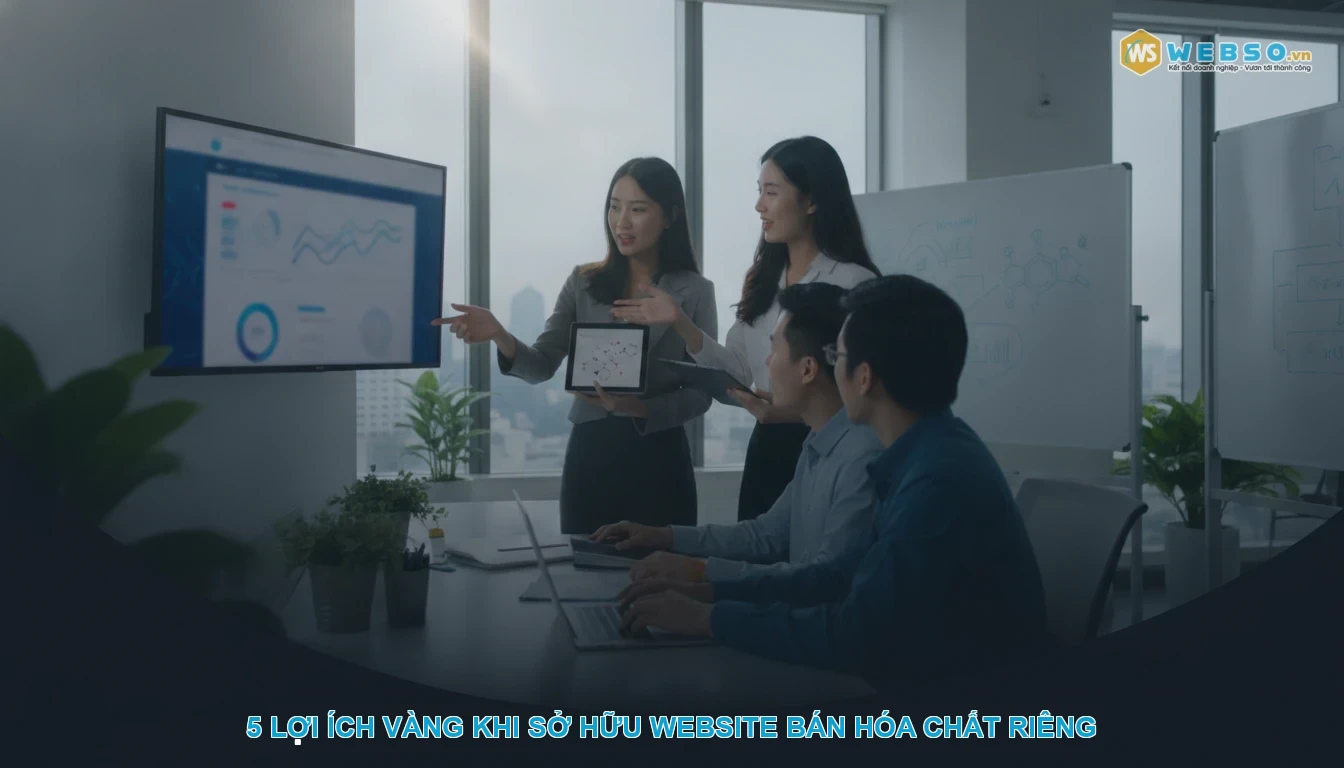 Thiết kế website bán hóa chất - 5 lợi ích vàng khi sở hữu website bán hóa chất riêng