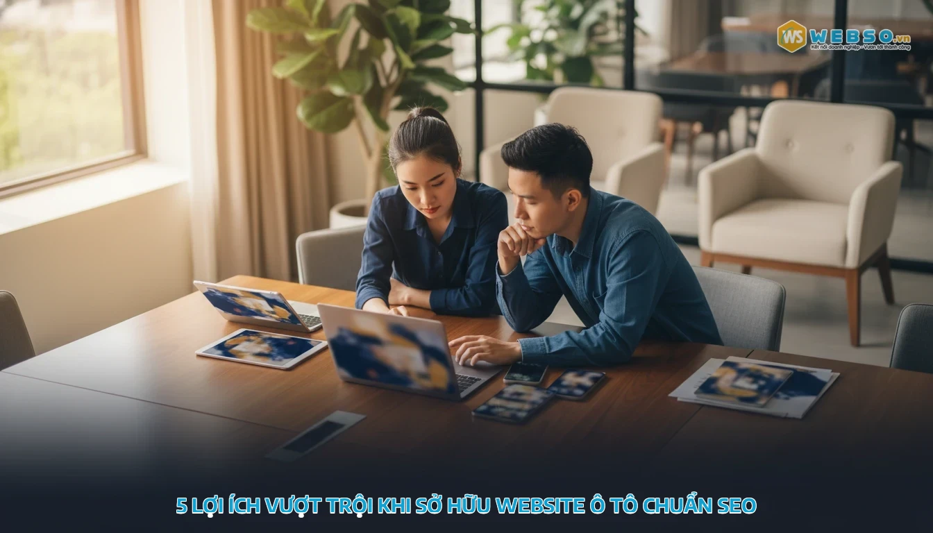 thiết kế website ô tô - 5 lợi ích vượt trội khi sở hữu website ô tô chuẩn SEO