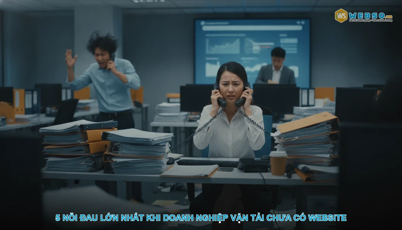 Thiết kế website vận chuyển - 5 nỗi đau lớn nhất khi doanh nghiệp vận tải chưa có website
