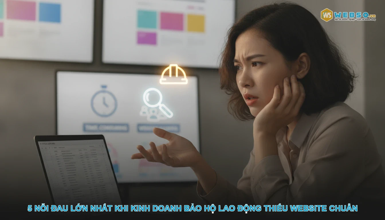 Thiết kế website bảo hộ lao động - 5 nỗi đau lớn nhất khi kinh doanh bảo hộ lao động thiếu website chuẩn