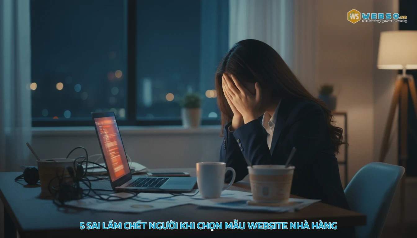 mẫu website nhà hàng - 5 sai lầm chết người khi chọn mẫu website nhà hàng