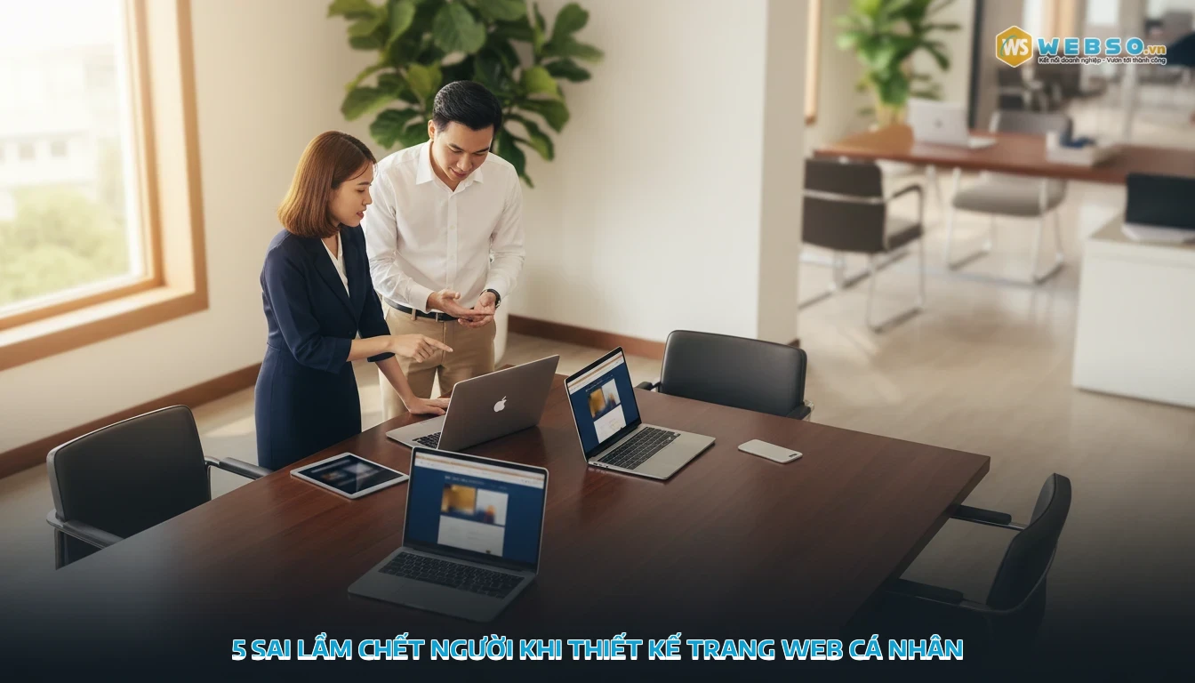 thiết kế trang web cá nhân - 5 sai lầm chết người khi thiết kế trang web cá nhân
