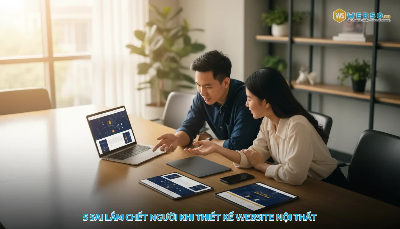 mẫu website nội thất - 5 Sai Lầm Chết Người Khi Thiết Kế Website Nội Thất