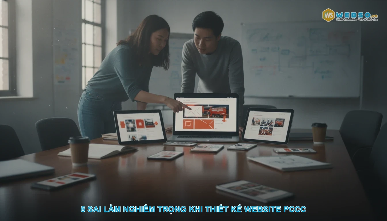 Thiết kế website Phòng cháy chữa cháy - 5 sai lầm nghiêm trọng khi thiết kế website PCCC
