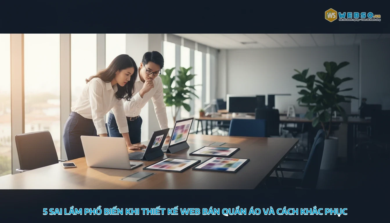 mẫu web bán quần áo - 5 sai lầm phổ biến khi thiết kế web bán quần áo và cách khắc phục