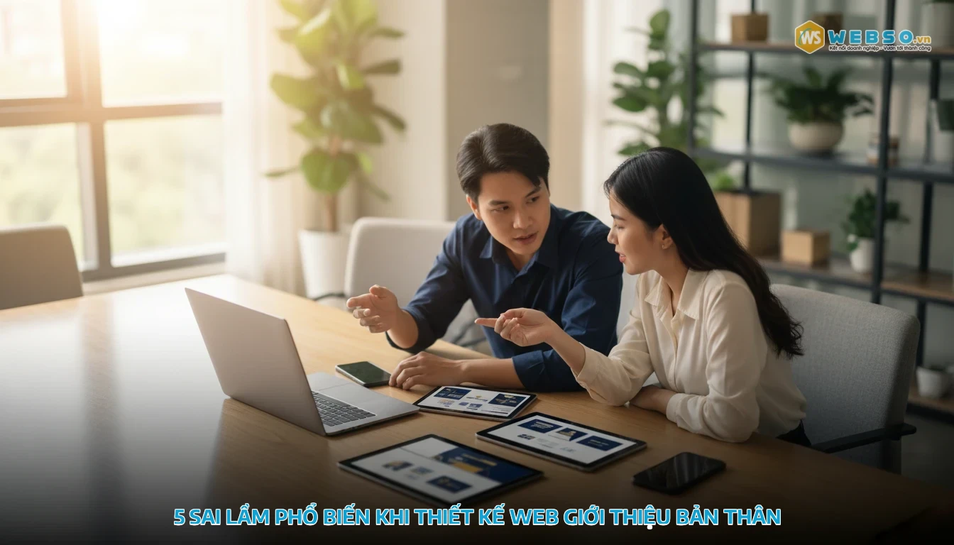 mẫu web giới thiệu bản thân - 5 sai lầm phổ biến khi thiết kế web giới thiệu bản thân