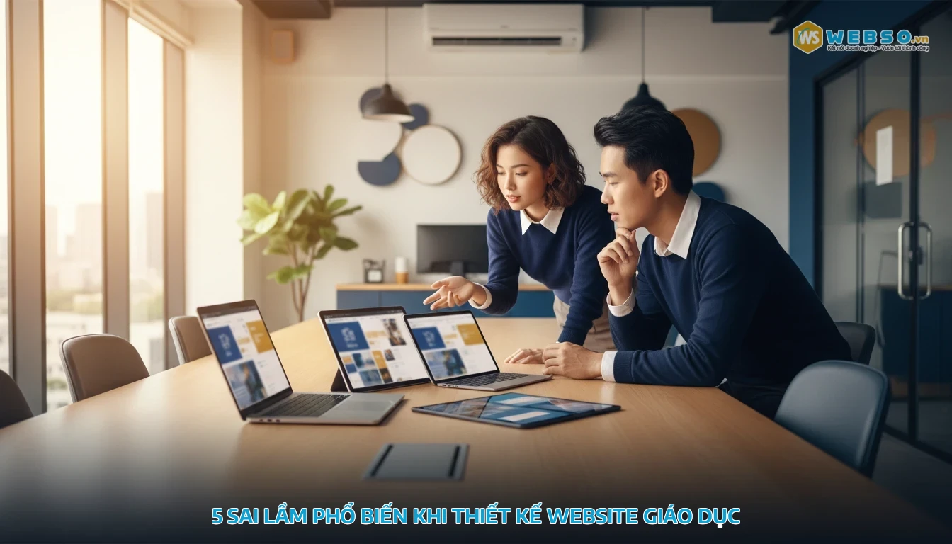 mẫu website giáo dục - 5 sai lầm phổ biến khi thiết kế website giáo dục
