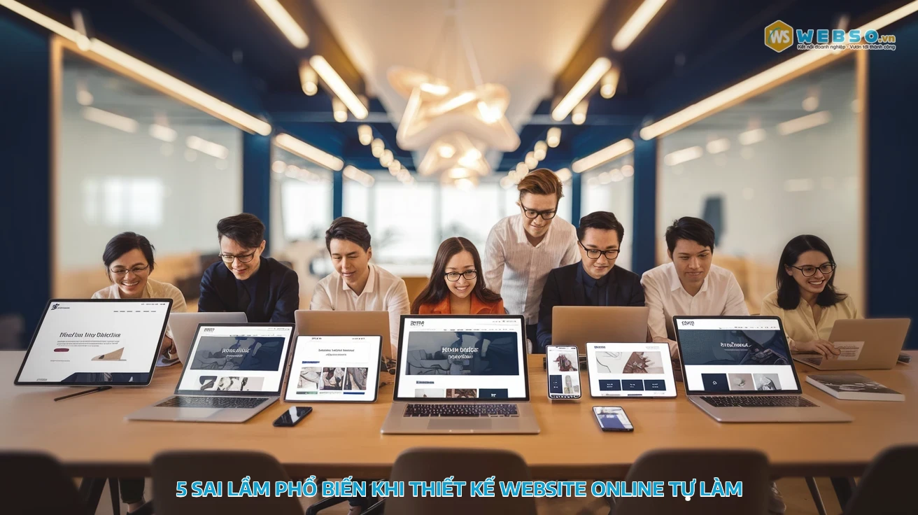 thiết kế web online - 5 Sai Lầm Phổ Biến Khi Thiết Kế Website Online Tự Làm