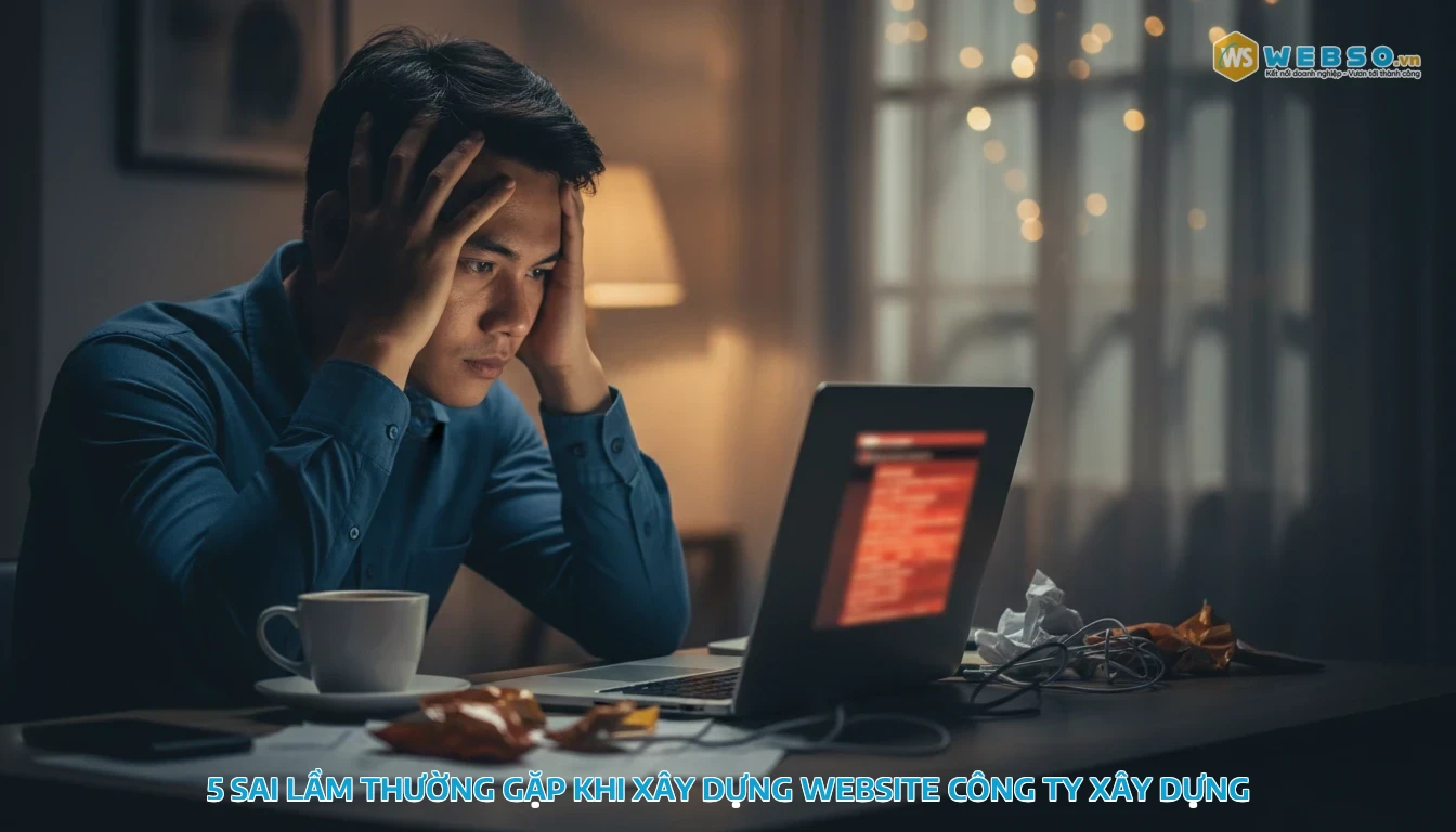 mẫu website công ty xây dựng - 5 sai lầm thường gặp khi xây dựng website công ty xây dựng