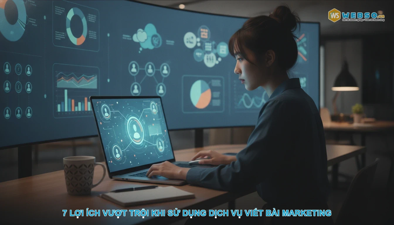 Viết bài Marketing - 7 lợi ích vượt trội khi sử dụng dịch vụ viết bài Marketing