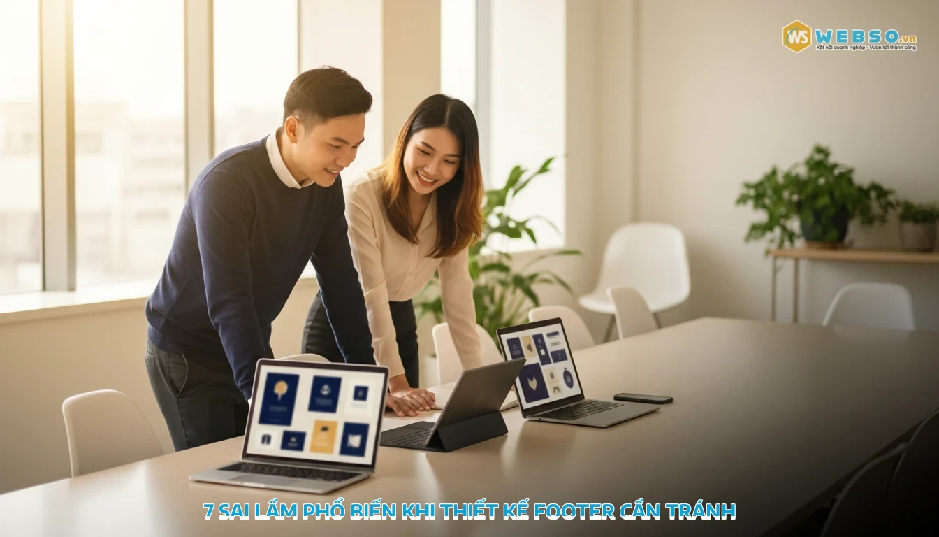 thiết kế footer website - 7 Sai Lầm Phổ Biến Khi Thiết Kế Footer Cần Tránh