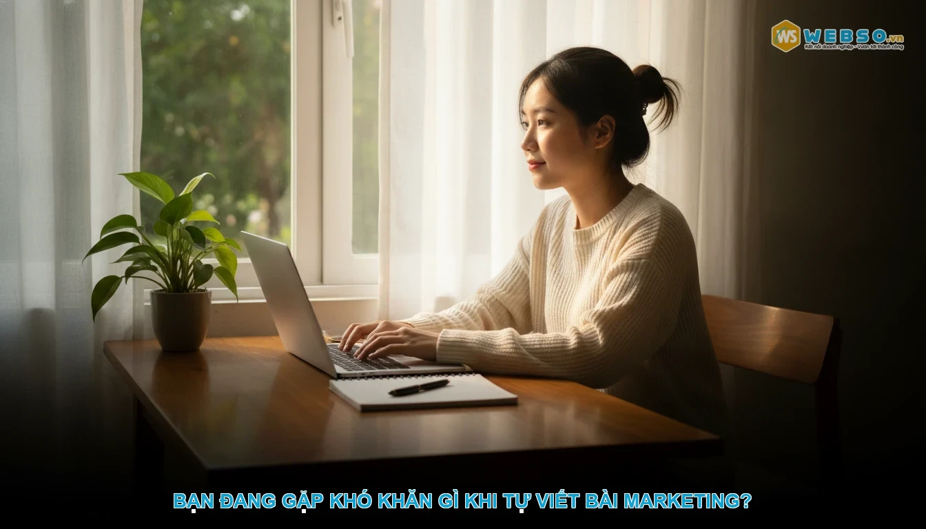Viết bài Marketing - Bạn đang gặp khó khăn gì khi tự viết bài Marketing?