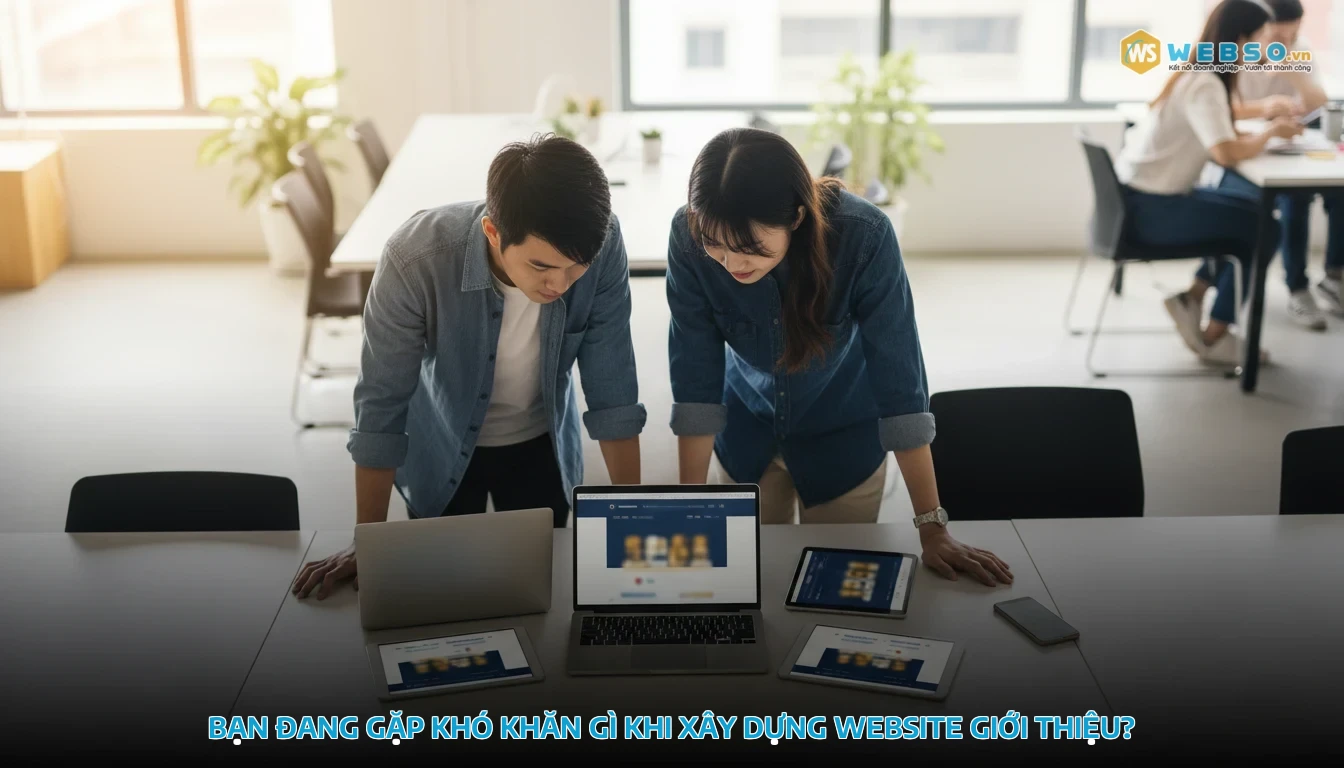 thiết kế website giới thiệu - Bạn đang gặp khó khăn khi xây dựng website giới thiệu doanh nghiệp?