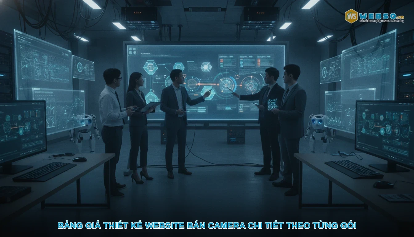 Thiết kế website bán camera - Bảng giá thiết kế website bán camera chi tiết theo từng gói