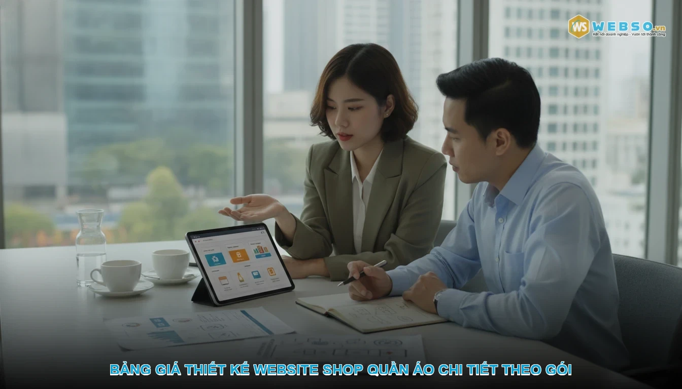 Thiết kế website shop quần áo - Bảng giá thiết kế website shop quần áo chi tiết theo gói