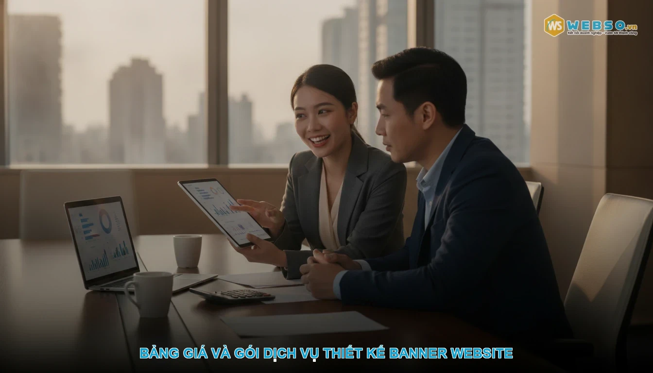 Thiết kế website bảng hiệu quảng cáo - Bảng giá và gói dịch vụ thiết kế banner website