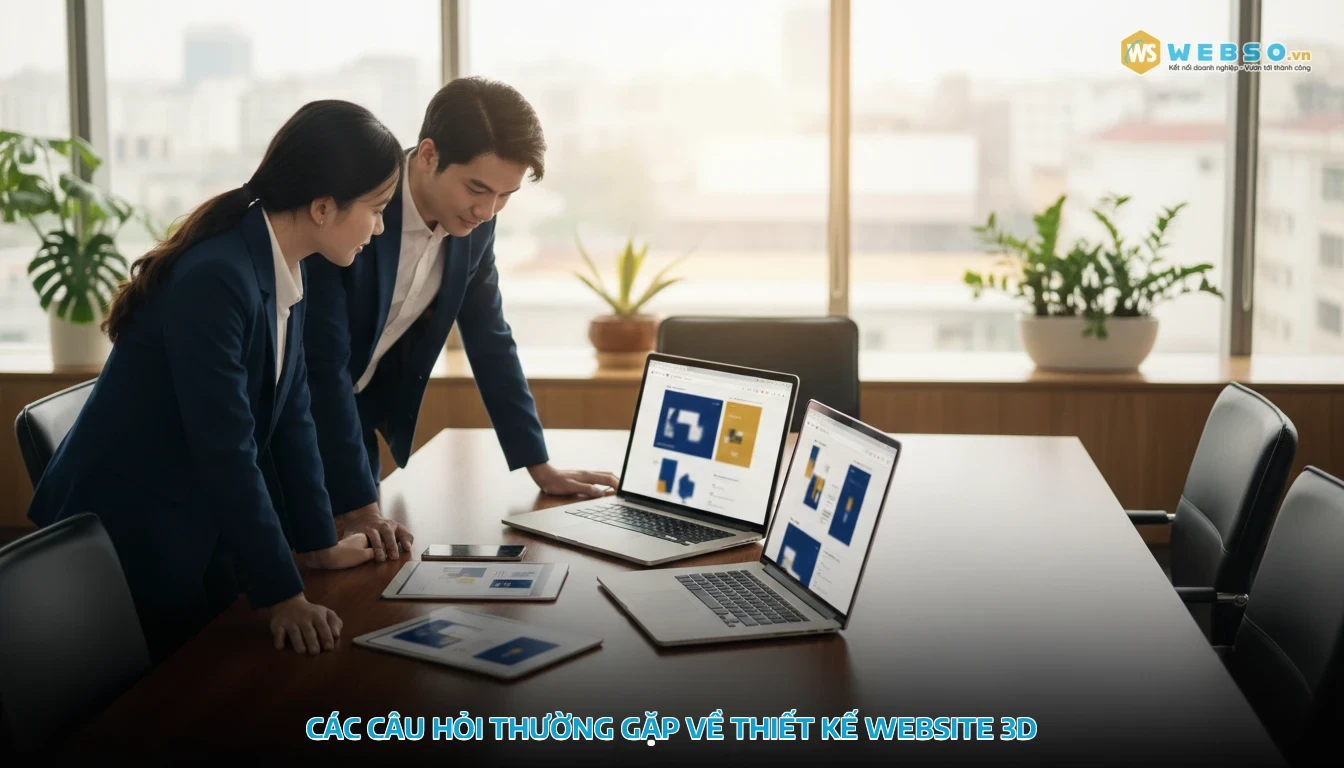 thiết kế website 3d - Các câu hỏi thường gặp về thiết kế website 3D