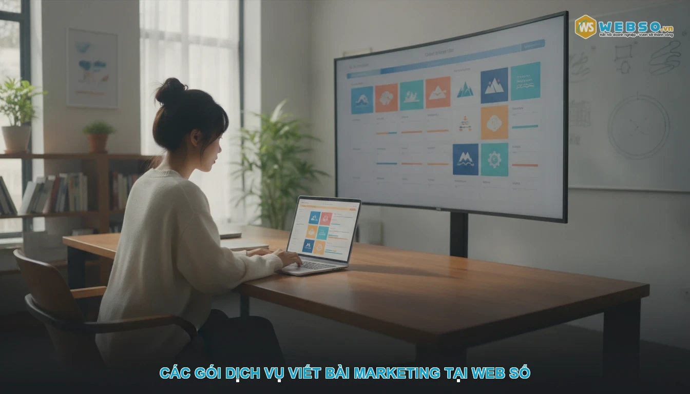 Viết bài Marketing - Các gói dịch vụ viết bài Marketing tại Web Số