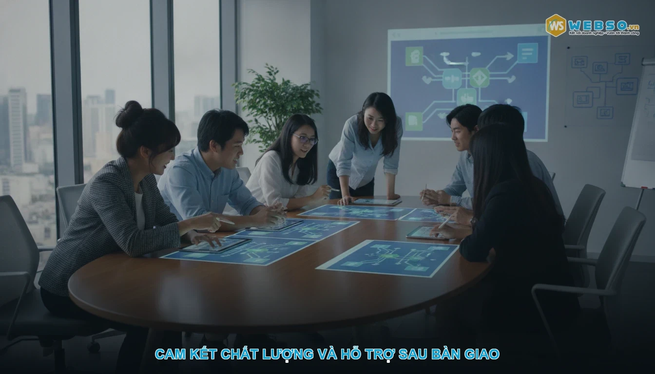 Thiết kế website máy móc thiết bị - Cam kết chất lượng và hỗ trợ sau bàn giao