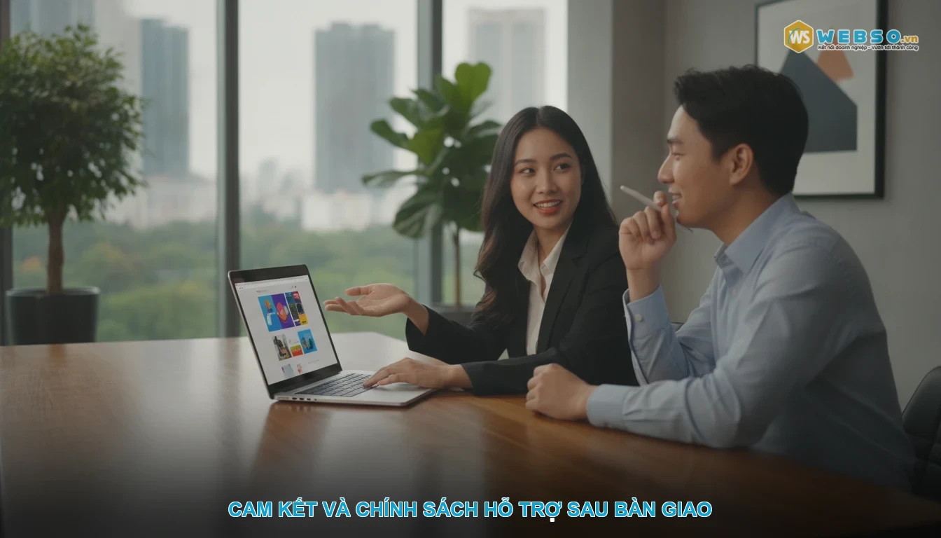 Thiết kế website dịch vụ vệ sinh - Cam Kết Và Chính Sách Hỗ Trợ Sau Bàn Giao