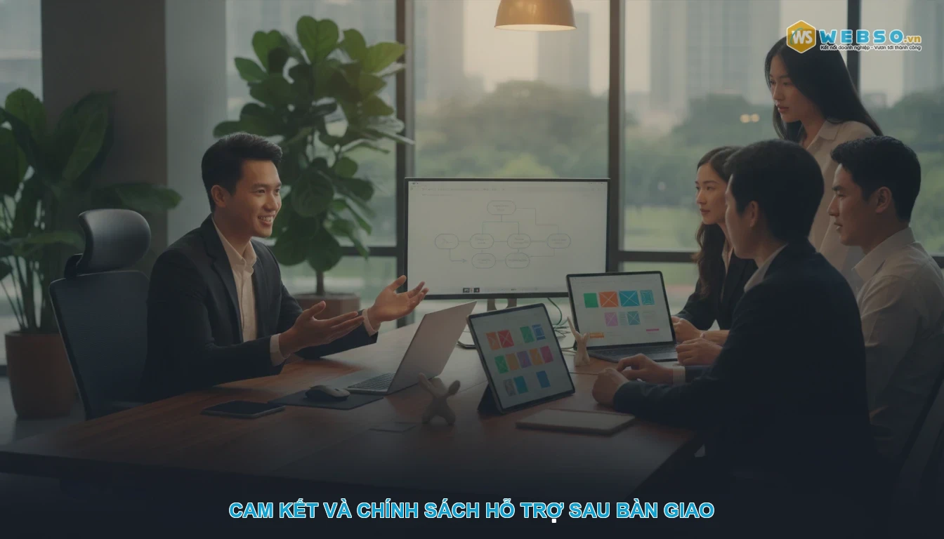 Thiết kế website dịch vụ kế toán - Cam Kết Và Chính Sách Hỗ Trợ Sau Bàn Giao