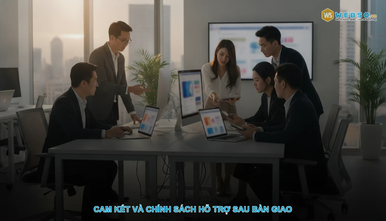 Thiết kế website bán xe ô tô - Cam kết và chính sách hỗ trợ sau bàn giao