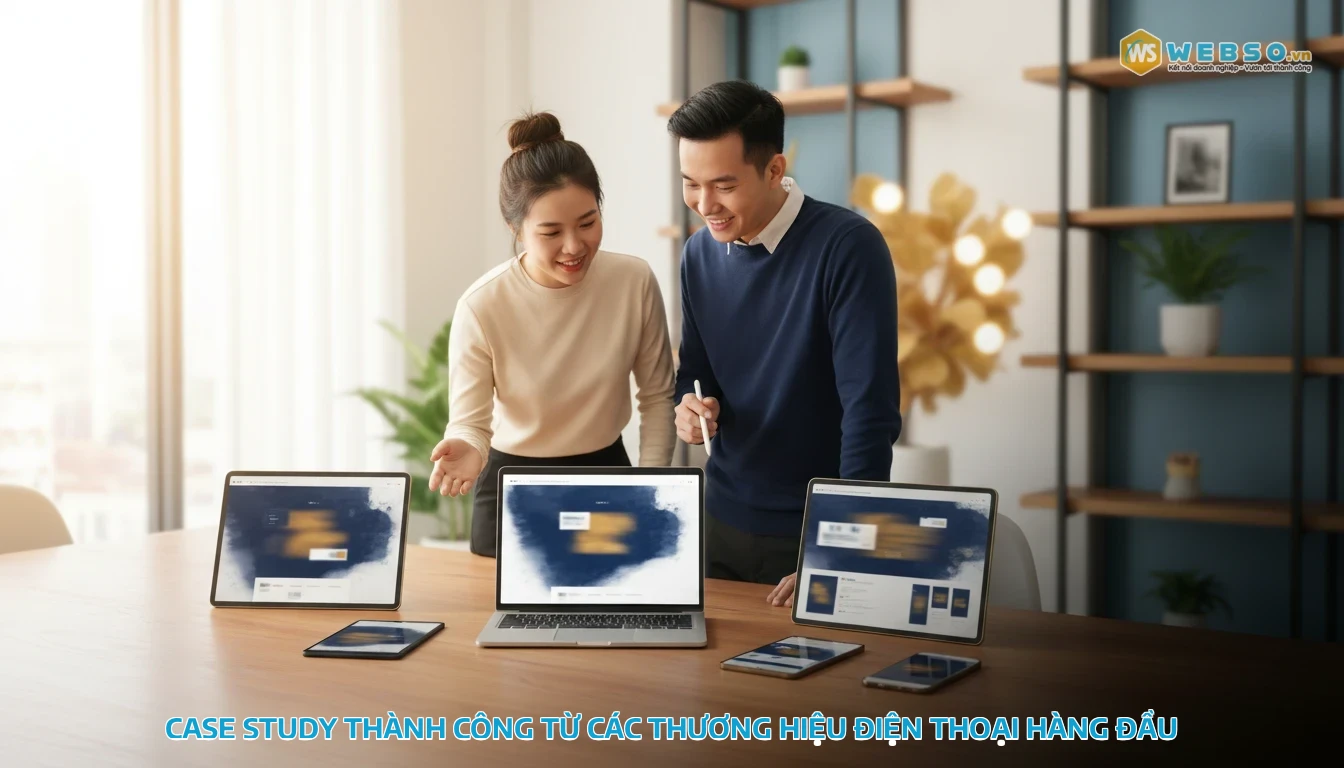 thiết kế web bán điện thoại - Case study thành công từ các thương hiệu điện thoại hàng đầu