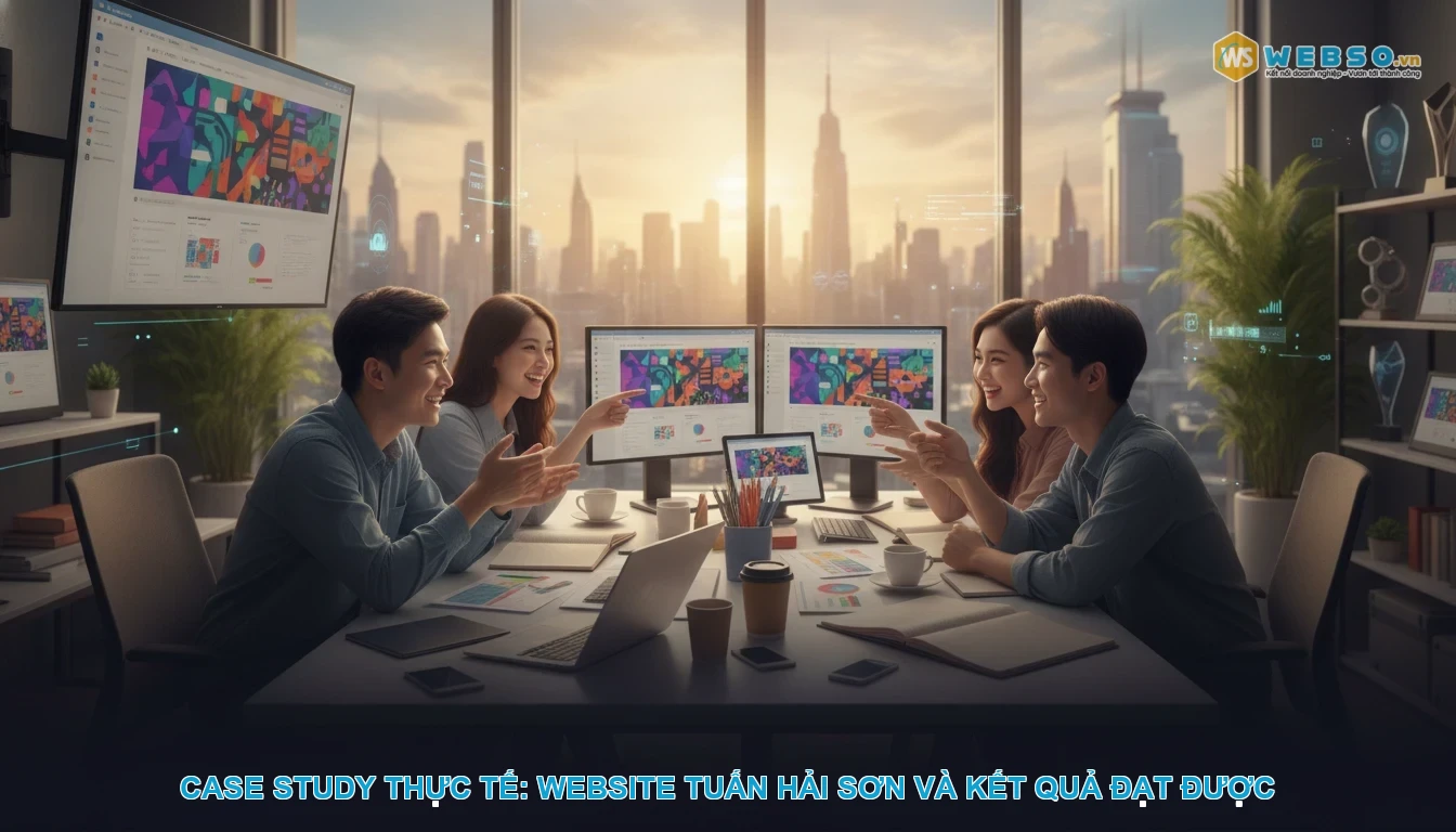 Thiết kế website bảo hộ lao động - Case study thực tế: Website Tuấn Hải Sơn và kết quả đạt được