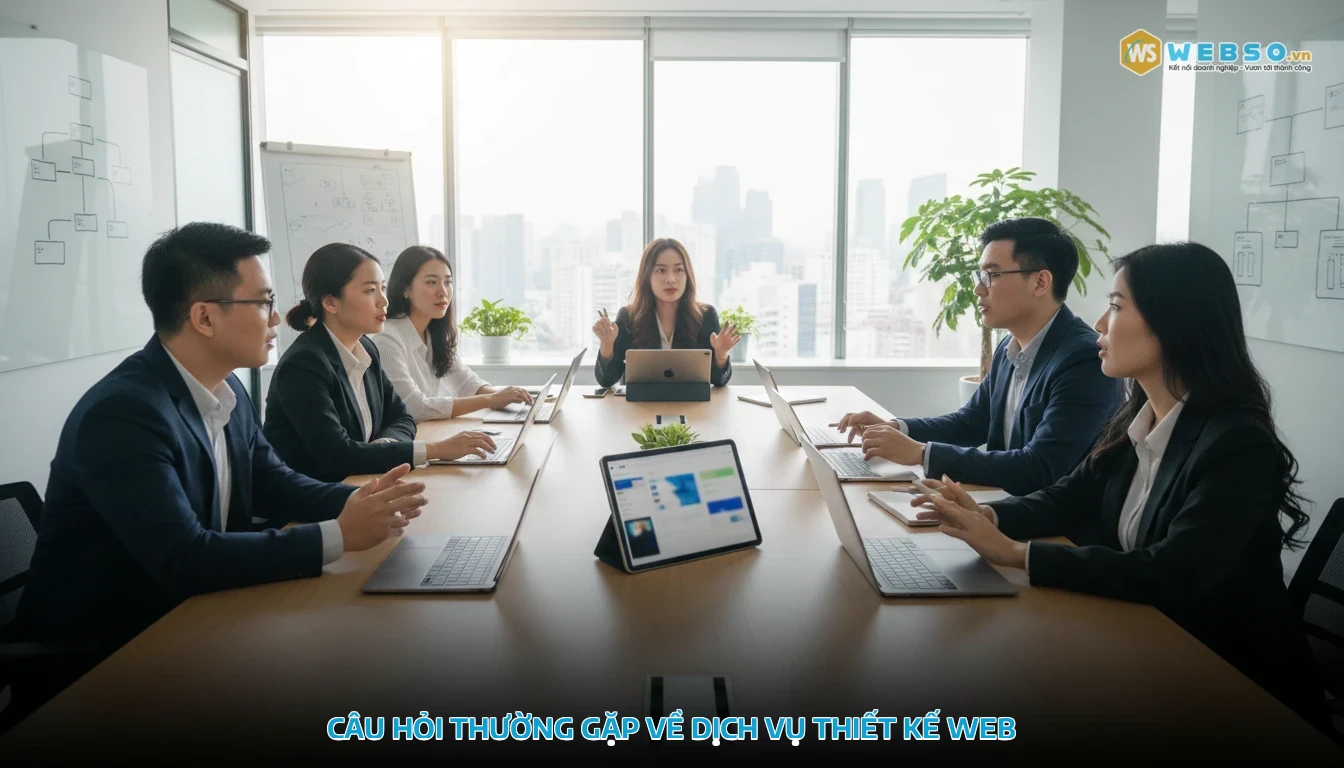 Giải đáp các câu hỏi thường gặp về dịch vụ thiết kế website