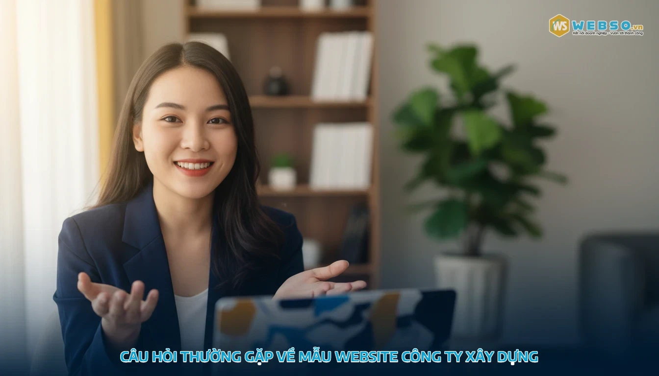 mẫu website công ty xây dựng - Câu hỏi thường gặp về mẫu website công ty xây dựng