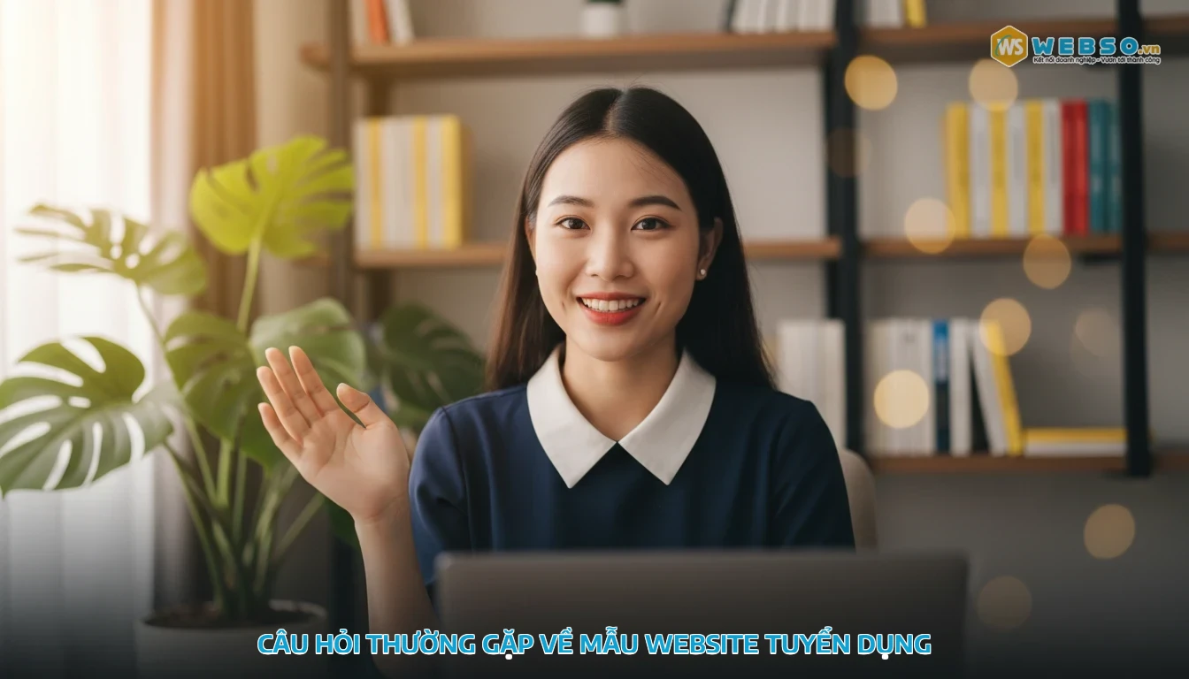 mẫu website tuyển dụng - Câu hỏi thường gặp về mẫu website tuyển dụng