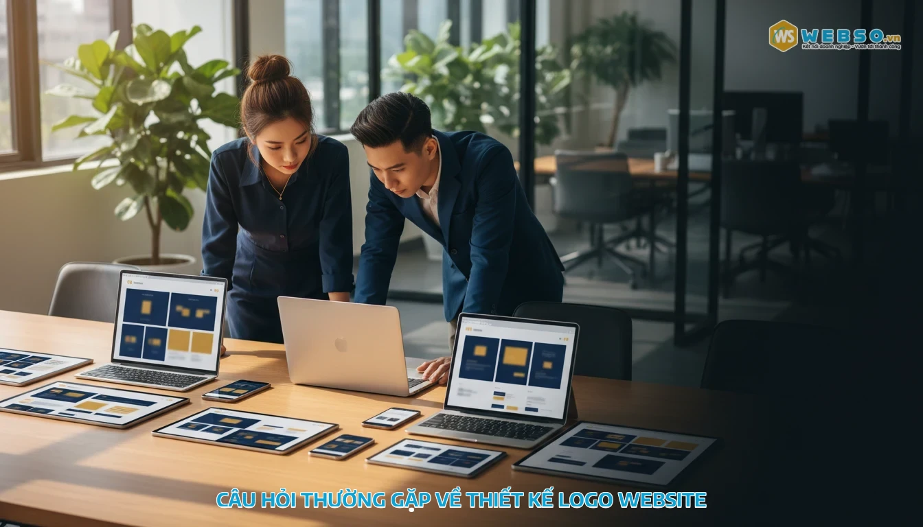 thiết kế logo cho website - Câu hỏi thường gặp về thiết kế logo website